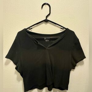 Black Women's Crop Top XXL